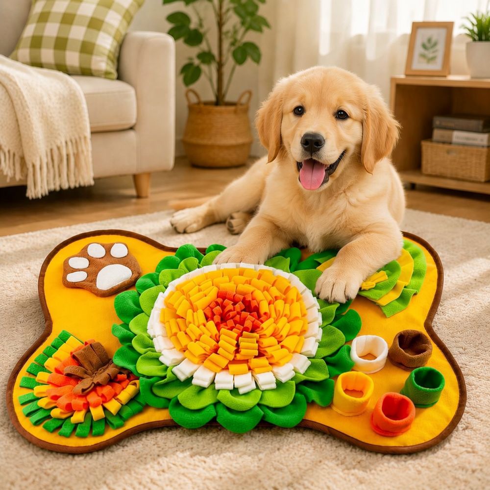 Tappetino a forma di osso per  - Dog Puzzle Feeder Toy recensione e prezzo