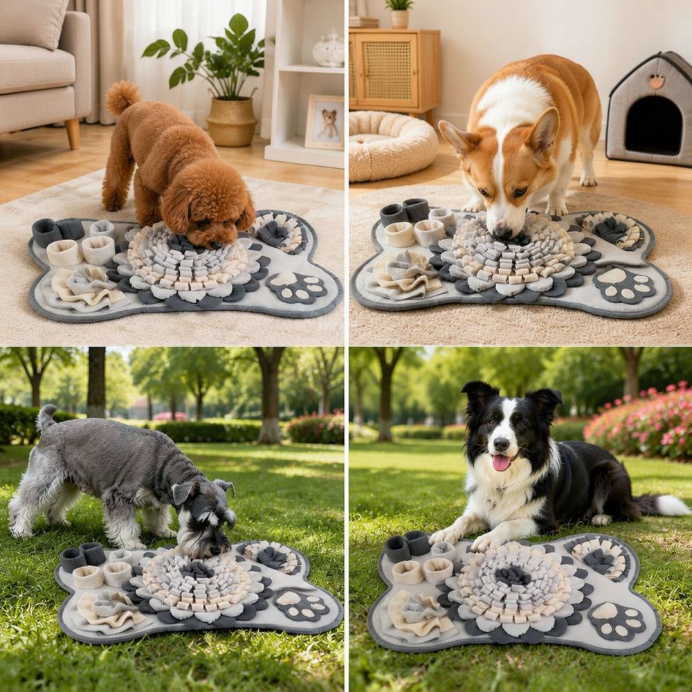 Tappetino a forma di osso per  - Dog Puzzle Feeder Toy recensione e prezzo